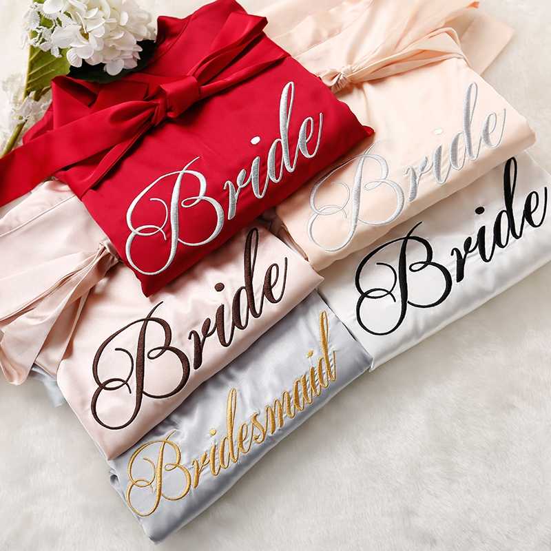 Satin Bridesmaid Robe