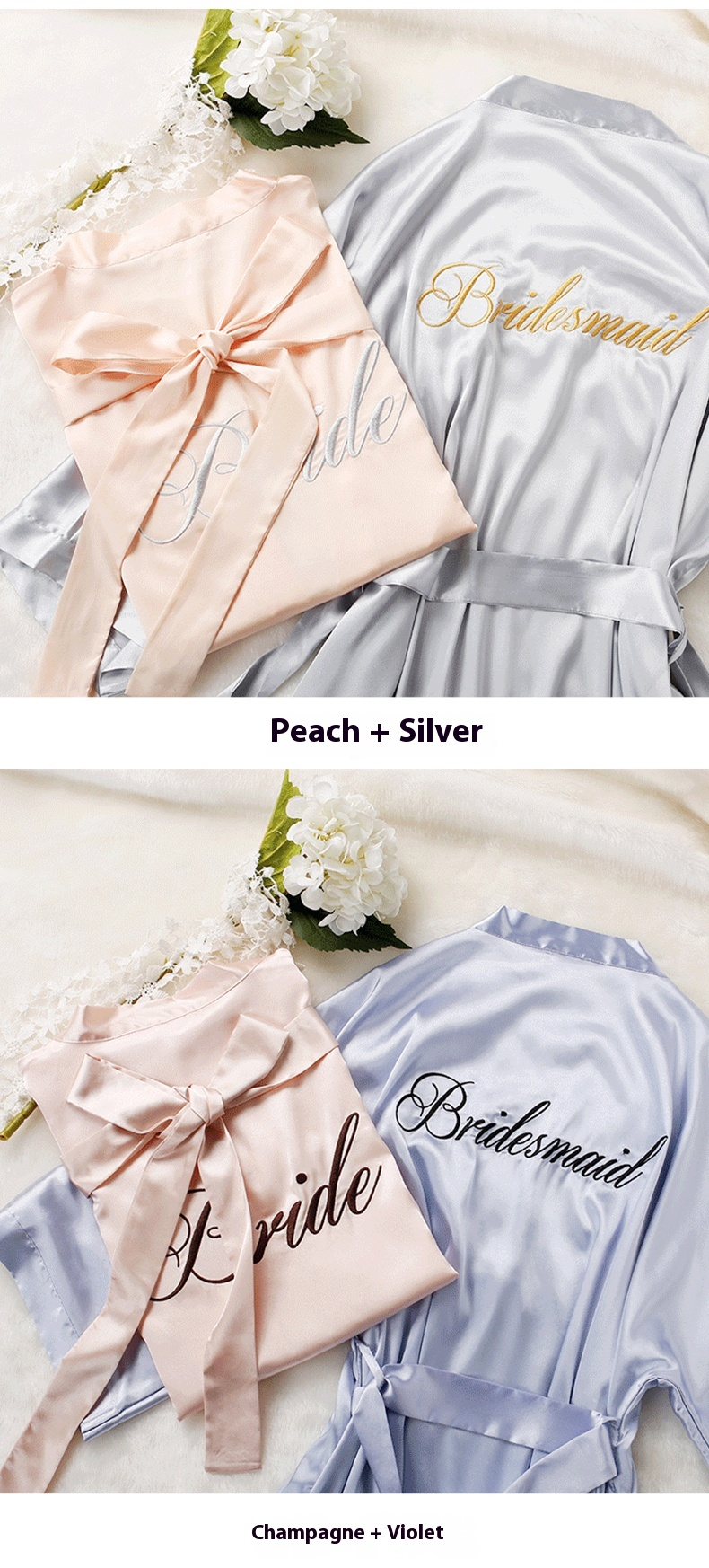 Satin Bridesmaid Robe