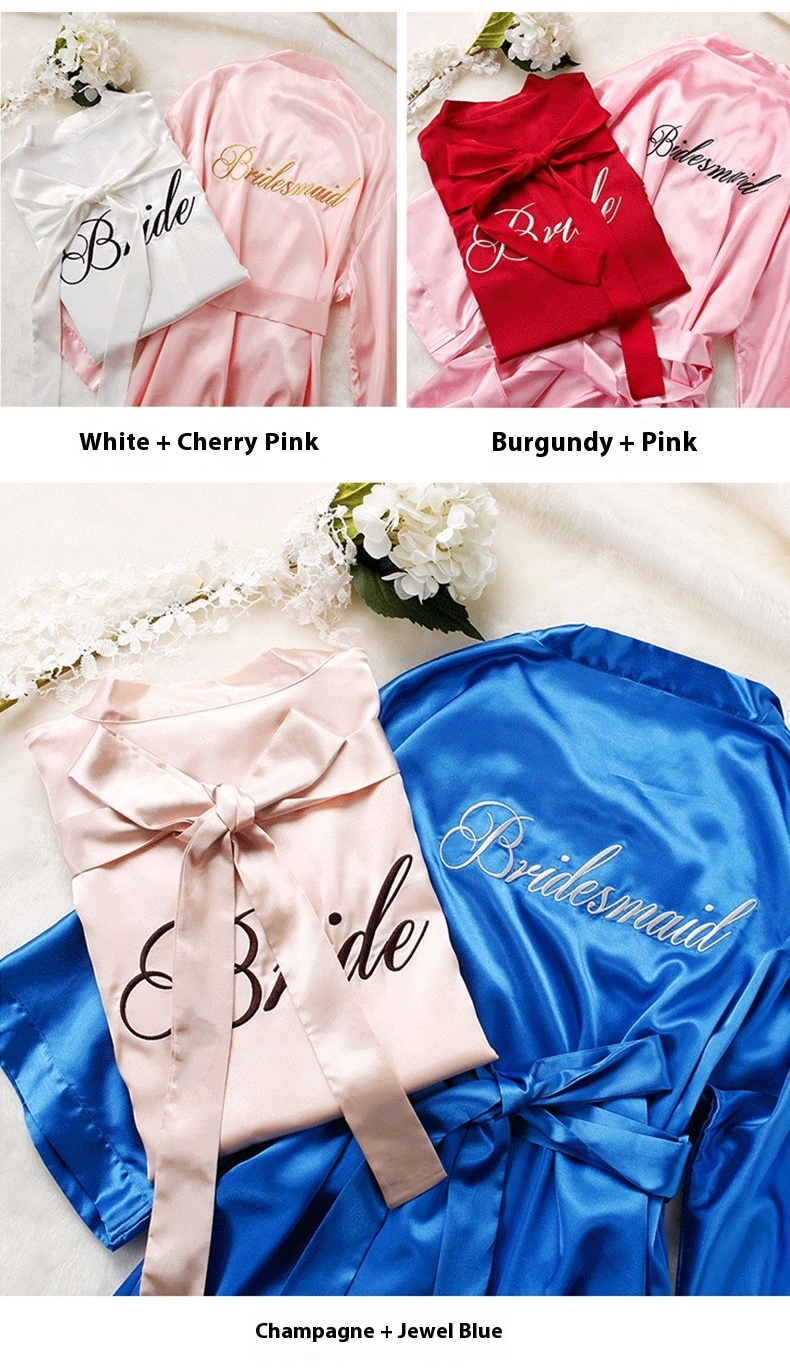Satin Bridesmaid Robe