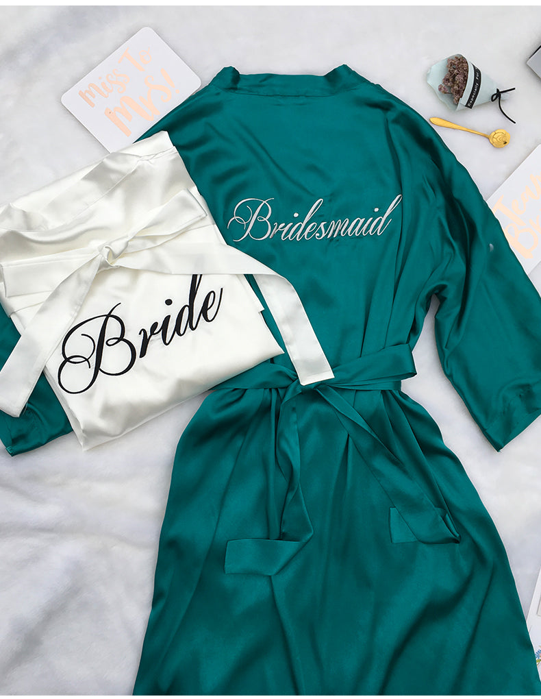 Satin Bridesmaid Robe