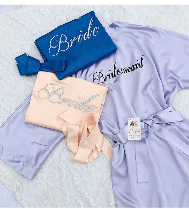 Satin Bridesmaid Robe