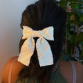 Pearl Bow Hair Barrette