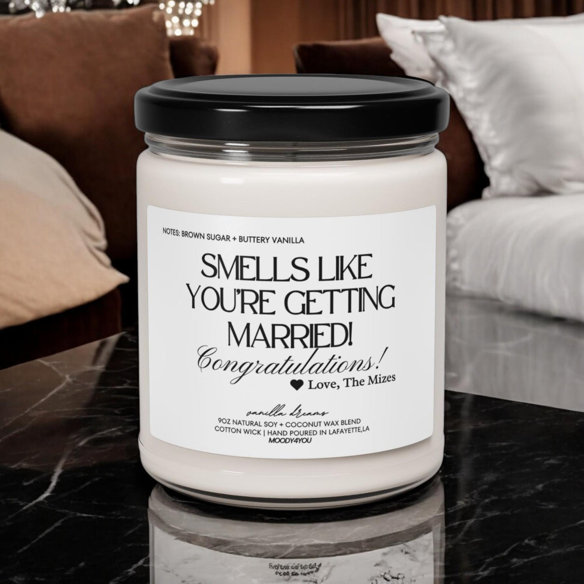 Engagement Gift Candle