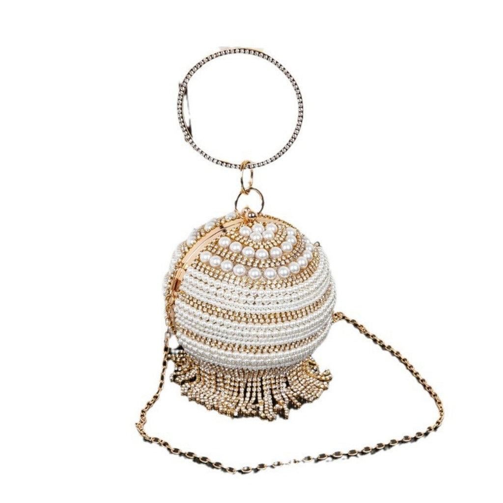 Round evening bag, another view