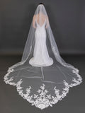 Royal cathedral lace vine veil
