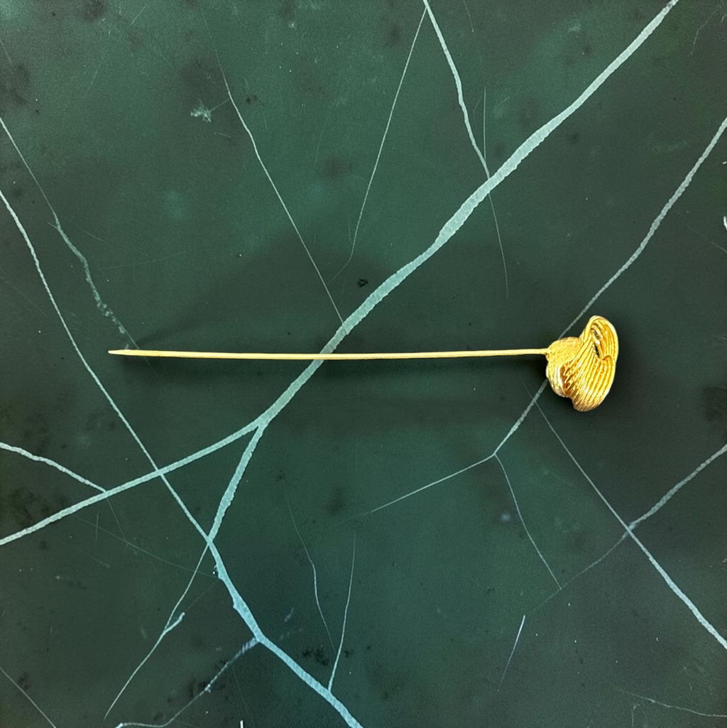 Vintage love knot stick pin, styled