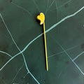 Vintage Monet gold-tone puffy heart stick pin