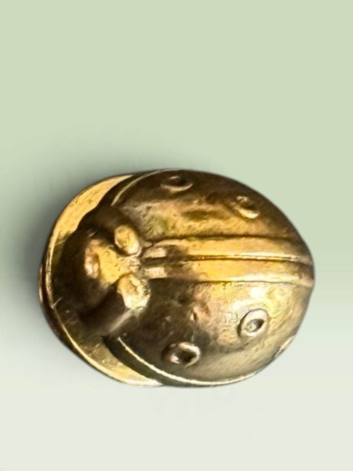 Vintage Gold-Tone Ladybug Tie Tack
