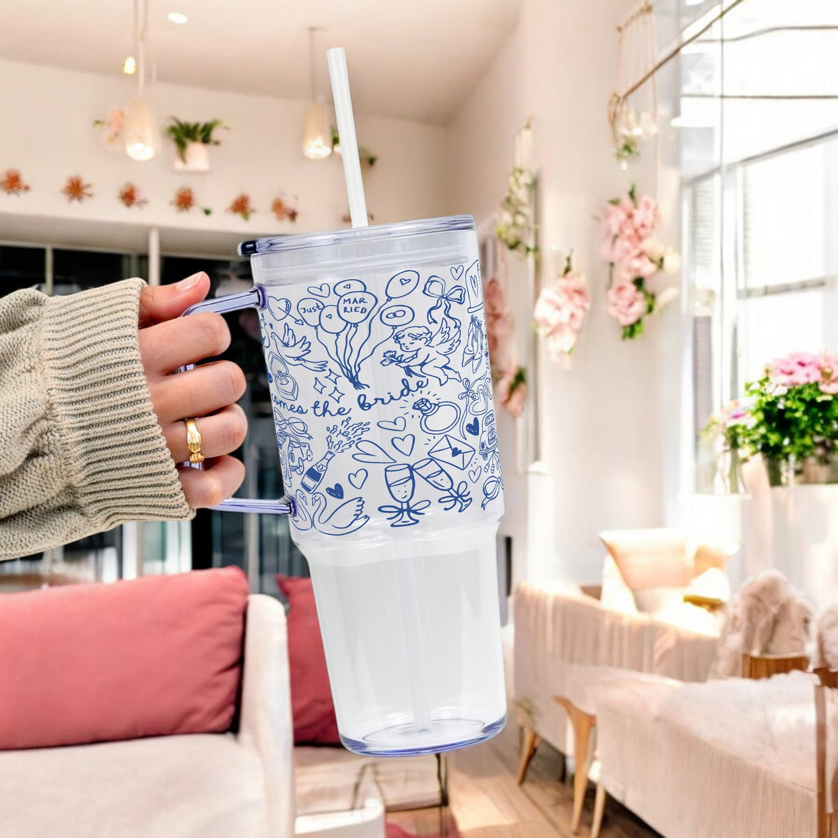Something Blue Bridal Mug