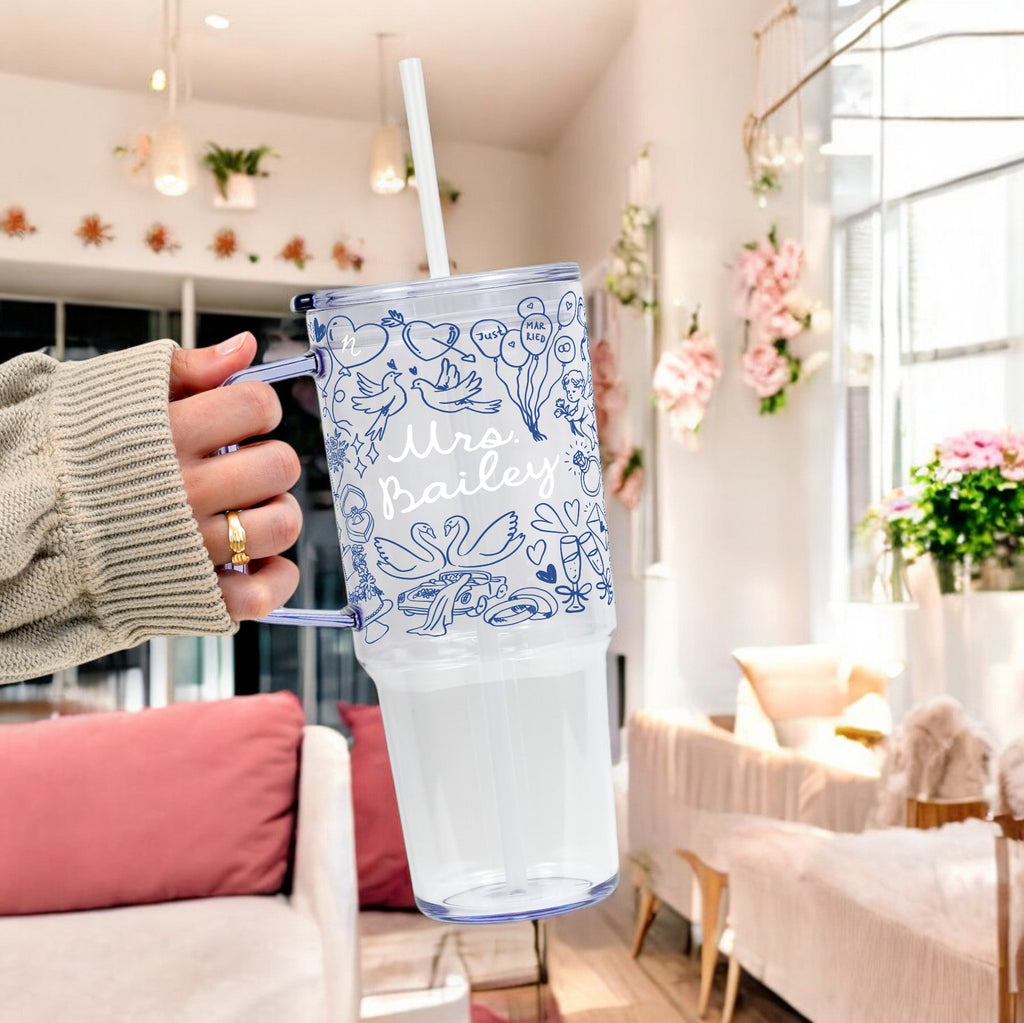 Something Blue Bridal Mug