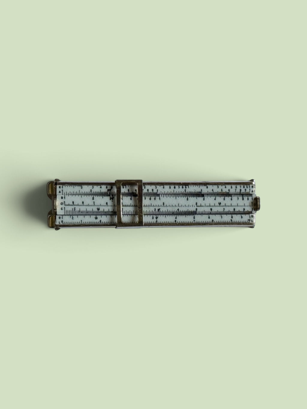 Vintage Swank Slide Ruler Tie Clip