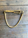 Vintage Swank Tie Clip with Box Chain