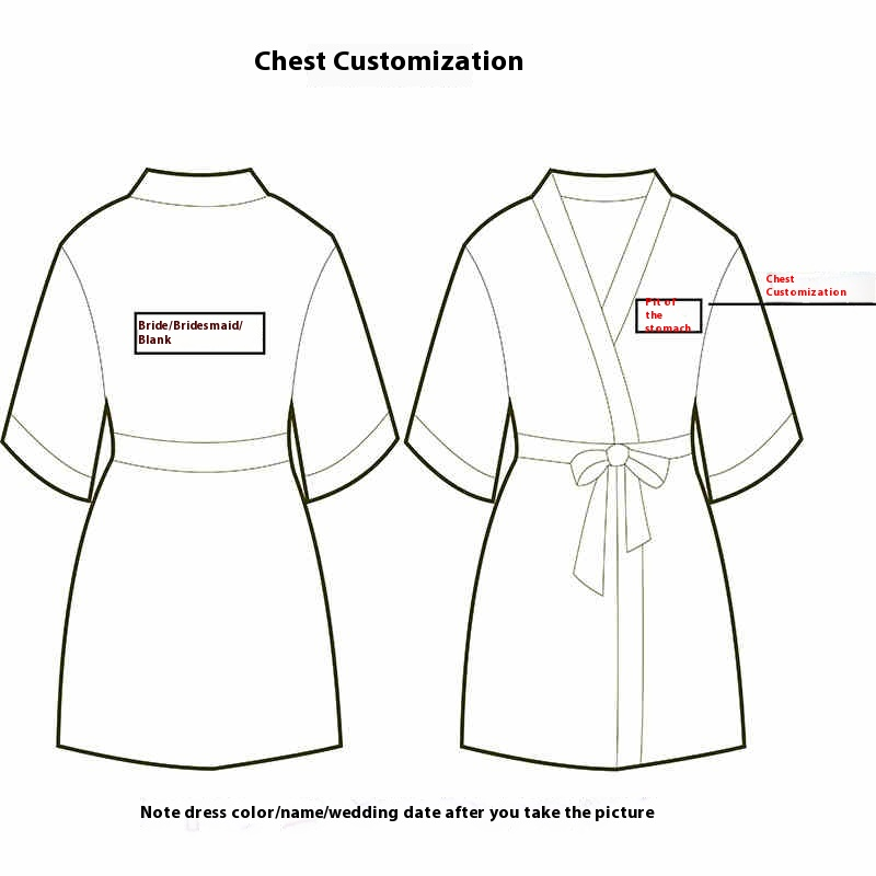 Satin Bridesmaid Robe