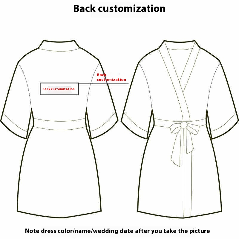 Satin Bridesmaid Robe
