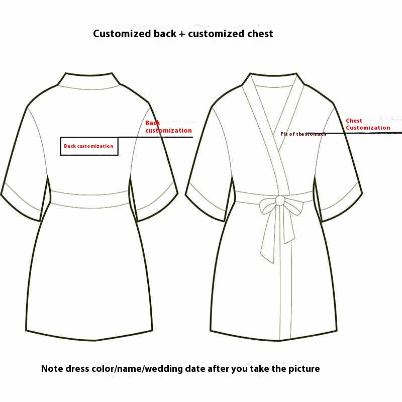 Satin Bridesmaid Robe