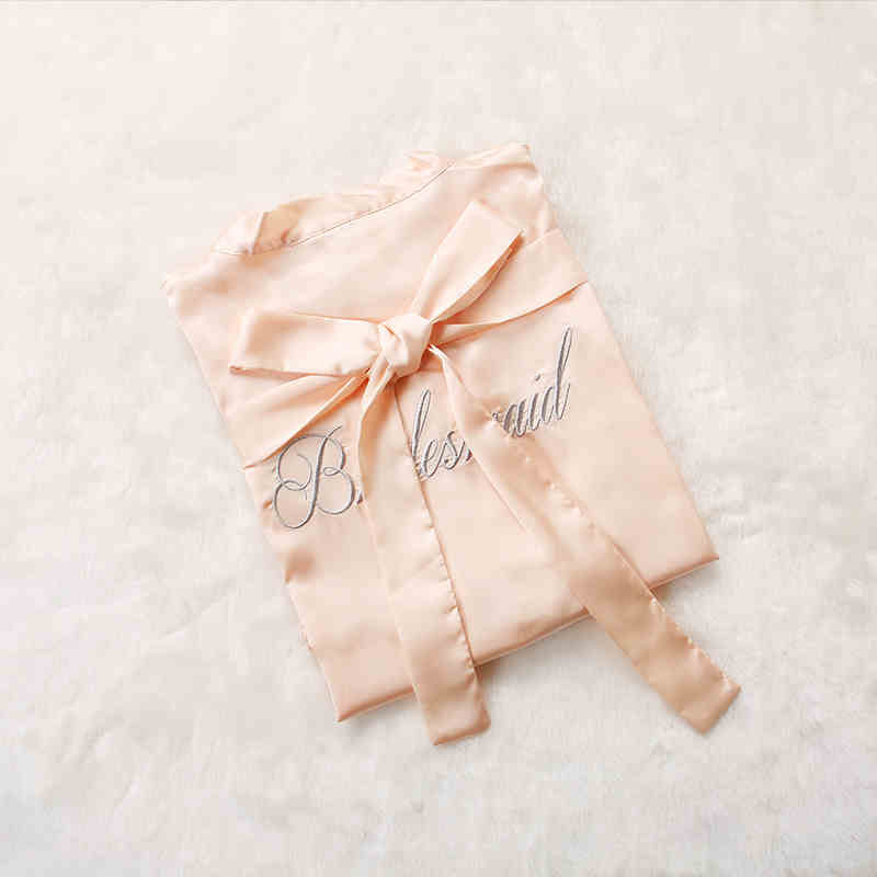 Satin Bridesmaid Robe