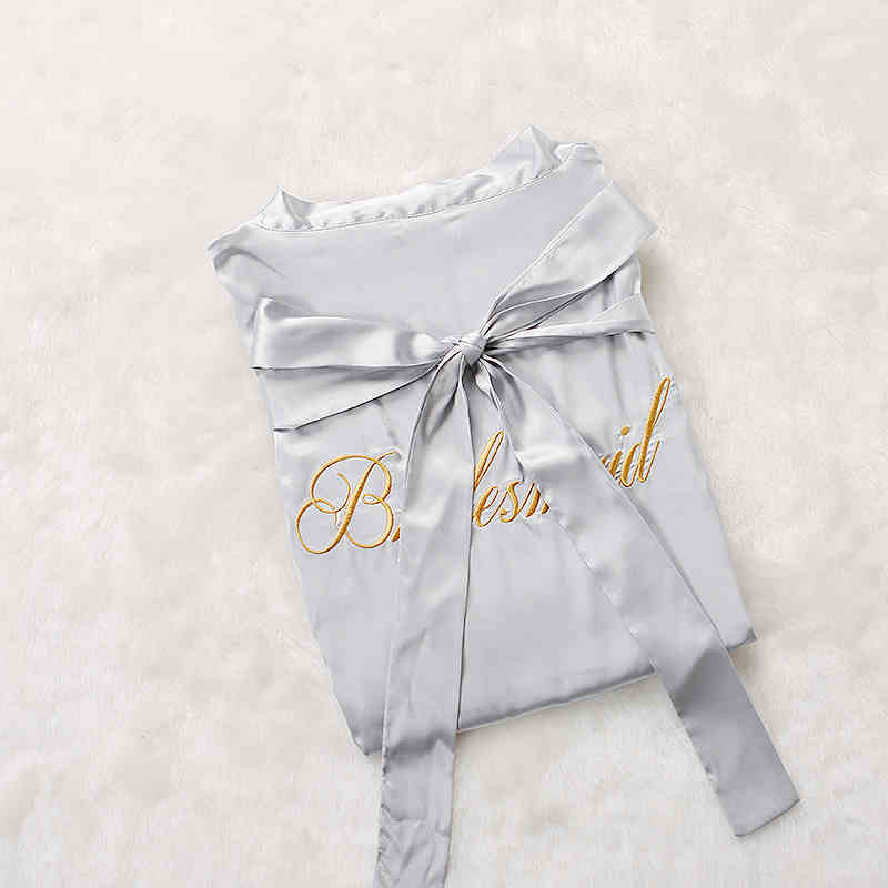 Satin Bridesmaid Robe