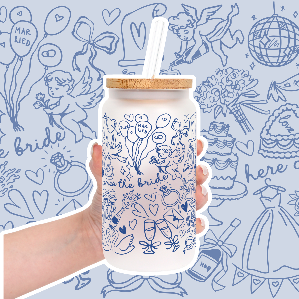 Something Blue Bridal Mug