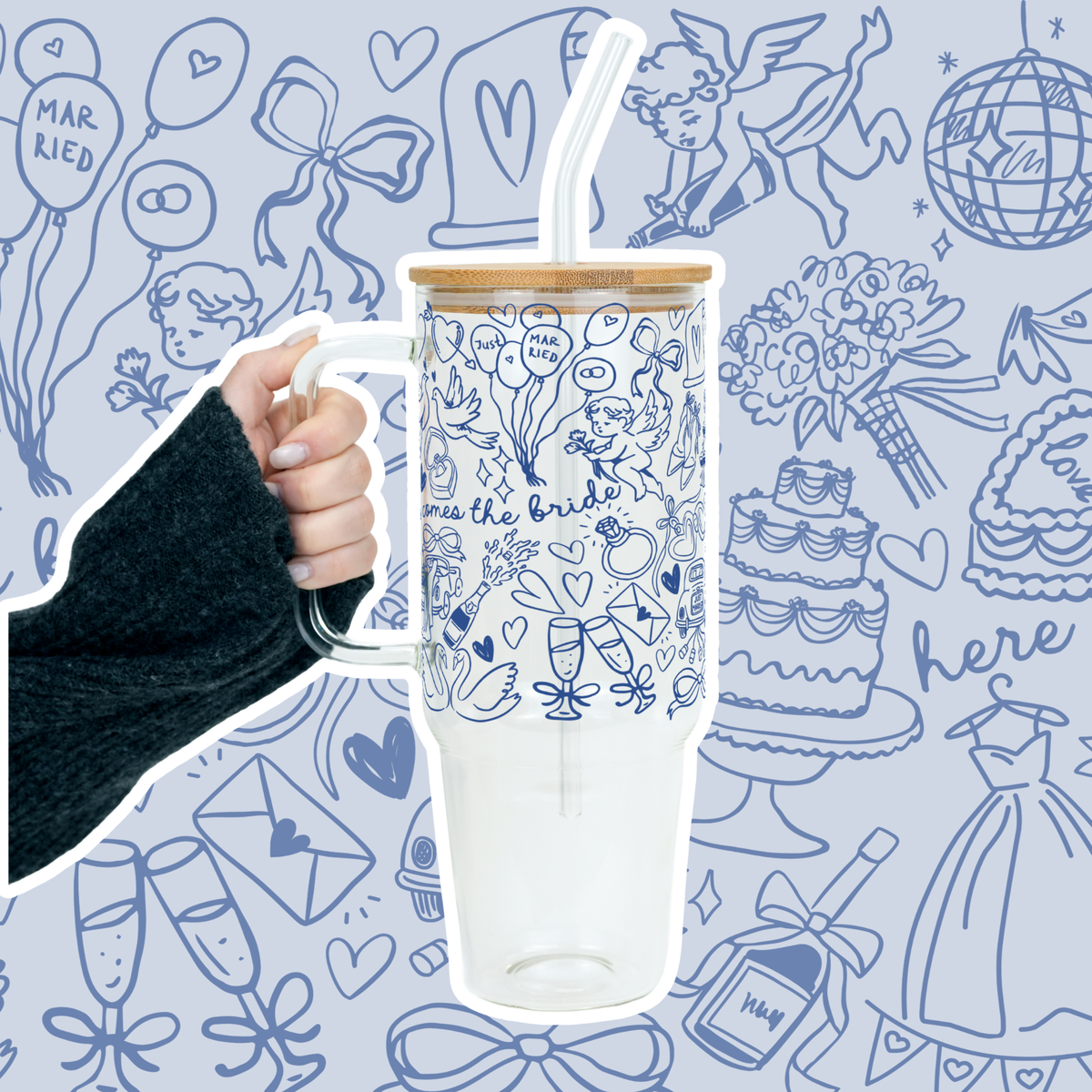 Something Blue Bridal Mug