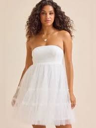 Altar'd State white mini dress, another view