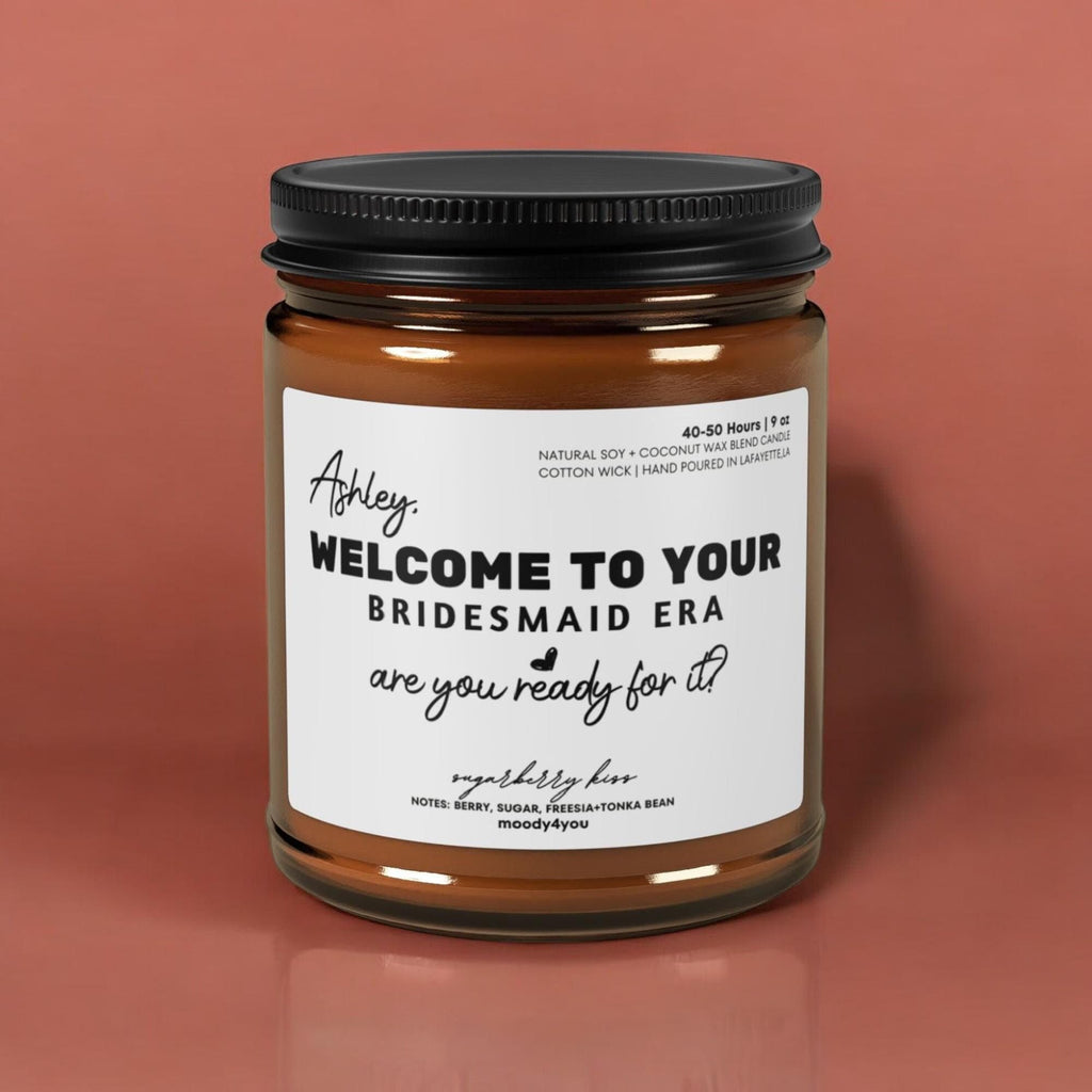 Bridesmaid Proposal Candle