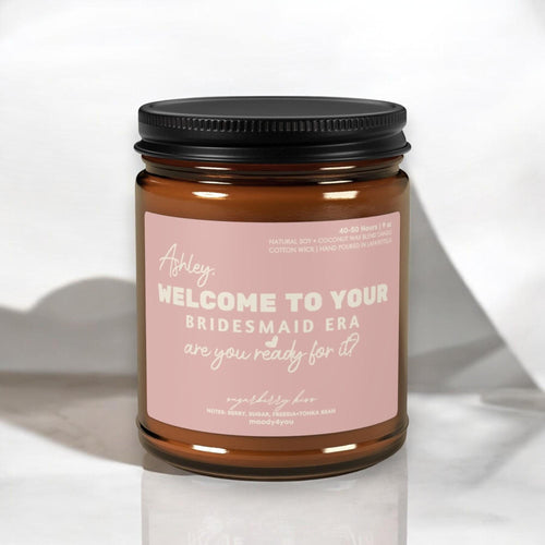 Bridesmaid Proposal Candle